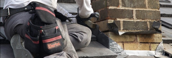 Repairing a damaged chimney