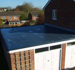 Rubber garage roof